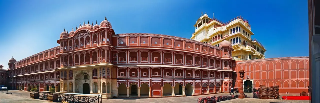 city palace, the kings palace of Jaipur where royal family lives